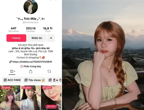 Lộ sex tiktoker Trúc Mây gợi cảm táo bạo