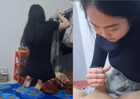Phim sex ngoại tình: bạn thân đã có vợ vẫn mê ngắm em