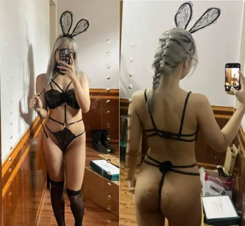Nàng hóa thân cô thỏ gợi cảm chiều chuộng người yêu – sex cosplay